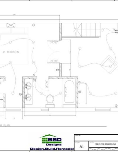A floor plan for a house with a kitchen and living room.